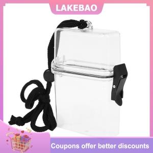 【LAKEBAO】 Hot Xách Tay Thẻ Nhỏ Niêm Phong Lưu Trữ Có Thể Tiền Chìa Khóa Không Thấm Nước Tank Trong Suốt Thu Thập Phân Loại Hộp Trường Văn Phòng Phẩm
