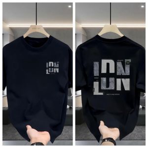 Personalized Printed Trendy Brand Men and Womens  Short-sleeved T-shirt Quality Crewneck Tees