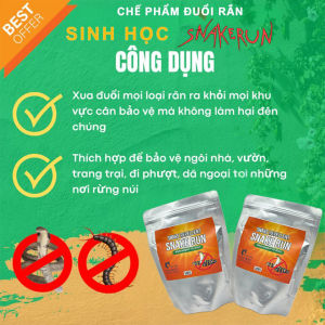 Bột Xua Đuổi Rắn Rết SNAKE RUN 500g Thái Lan - Hiệu Quả 90 Ngày - Xua Đuổi Hiệu Quả Nguồn Gốc Thảo Mộc An Toàn