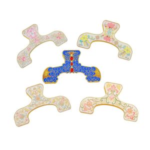 MIRELAE Enamel Color Metal Bookmark Ancient Style Metal Reading Marker Exquisite Chinese Style Page Holder Book Reading