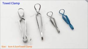 Ophthalmic  Instrument Cloth Towel Clamp Forceps Stainless Steel Titanium Microscopy Cloth Towel