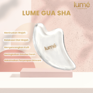 Gua Sha Lume Guasha Facial Massage Tool Alat Pijat Wajah Resin Asli Beauty Tools Alat Perawatan Wajah Lumecolors Skin Care