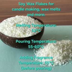 1kg Soy Flakes Wax Usage: Candles Melting Point: 52°c