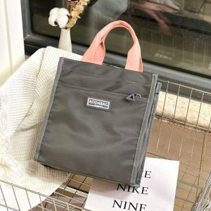 New Forest Series Colored Handheld Lunch Box Bag for Work Student Waterproof Handheld Bento Bag Makeup Class Bag Mommy Handbag Casual Commuter Bag