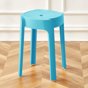 OUTDOORMORE Thickened Plastic Stool Chair 9 Colors Monoblock Chair Stackable Dining Chair Durable Chair