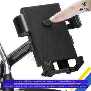 [KN ACC] NVN-N1 PHONE STAND HOLDER HP PEGANGAN HP DI MOTOR UNIVERSAL