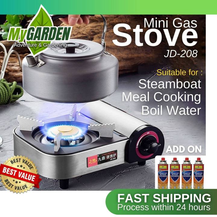 Portable Mini Camping Gas Stove Butane Cooker for Picnic Hiking