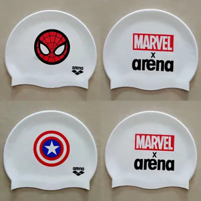 Arenaarena Swimming Cap Silicone Cap For Hair Protection High Elasticity And Waterproof For Cartoon Training For Men Women Adults And Children