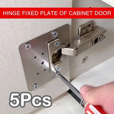 5Pcs Hinge Repair Plate Foldable Table Cabinet Door Hinger Cabinet Furniture Drawer Window Door Hinges Furniture Hardware Accessories