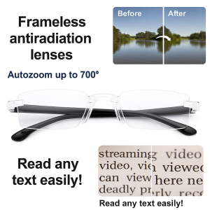 Automatic Presbyopic Glasses Adjust Focus Save Eyes Suitable for Near and Far Distances Anti Blue Light Lightweight and Practical