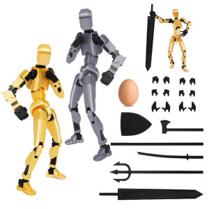 Welcomehome 3D Printed Movable Joint Robot Multi-Jointed Robot Full Body Activity Robot Mechanical Robot Toys for Kids Adults