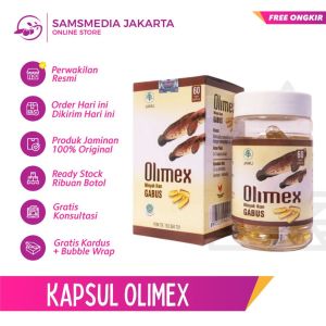 Olimex Kapsul Ekstrak Minyak Gabus Asli Original