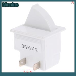 [Nicoles] 2-pin 3-pin plug Refrigerator Door Light Switch Parts Control Lighting Compatible With Rongsheng Hisense Haier Refrigerator Light Door Control Switch Parts Replacement