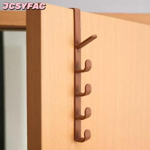 JCSYFAC Fivesegment Cửa Móc Áo Túi Khăn Mũ Tóc Ban Nhạc Liền Mạch Chủ Home Phòng Ngủ Lưu Trữ Tổ Chức Nhựa Màu Tinh Khiết Giá