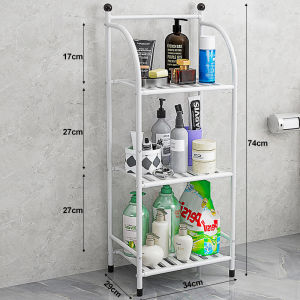 【COD】【 Set cheaper 】 Floor multi-layer storage shelf Kitchen storage shelf Daily necessities storage shelf Bathroom shelf Microwave oven shelf perforation-free storage shelf