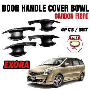 PROTON EXORA Door Handle Bowl Inner Protector Anti Scratch Protection 3D Carbon Fibre