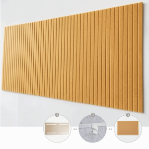 NEMOPH No Drill Felt Wall Stickers Self-Adhesive 40x60cm Felt Bulletin Board Reusable DIY Photo Display Board Home
