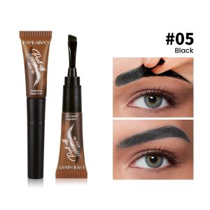 MIRELAE Long Lasting Peel-off Eyebrow Gel Quick-Drying Look Eyebrow Tint Durable Brush Head Design Brow Tattoo Enhancer Eyebrow Styling