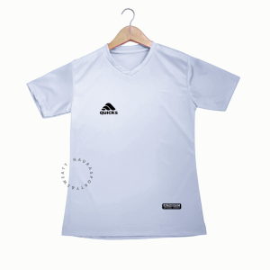 Baju Olahraga Atasan Wanita Lengan Pendek Kaos Jersey Dry Fit Running Zumba Lari Yoga Senam Fitness Volly Futsal Sport dll..