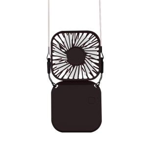 S8 Macarons Portable mini fan 180° folding handheld desktop Neck fan USB rechargeable Plastic ABS Safe Children students