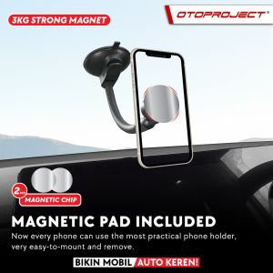 Otoproject Magnetic Phone Holder With Suction Base Pro Series 001