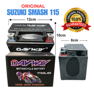 DAYWAY MOTORCYCLE BATTERY FOR SUZUKI SMASH 115 HIGH QUALITY YTX4L-BS MOTOR BATTERY HIGH QUALITY