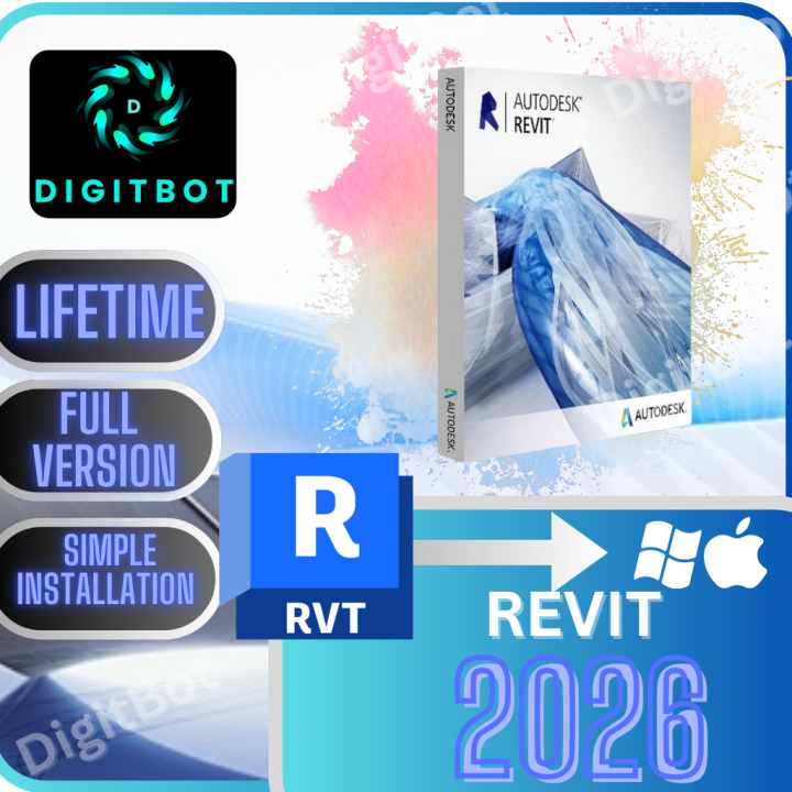 Lifetime 2026 REVIT for Windows/Mac Own Account License Autodesk ...