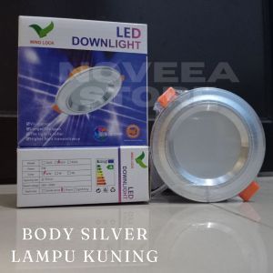 LED Downlight 5W Panel Plafon 5Watt Putih Kuning Multicolor