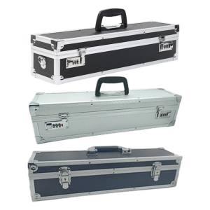 Secure Kitchen Tool Transport Case With Passwords Lock Systems Shockproof Alloy Structure and Removable Partitions