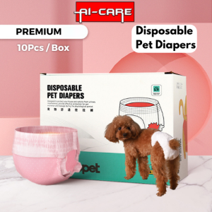 Pet Disposable Pee Protection Diaper S/M/L/XL Female Dog Diapers Nursing Puppy Diaper Lampin Haiwan Peliharaan