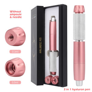 HyaluronPen Adjust Pressure Hyaluronic Acid Pen for Anti Wrinkle Lip Lifting Lip Filler Injection 0.3ml&0.5ml Ampoule Head