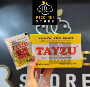 TAYZU - Xổ Giun cho Chó Mèo Chim Gà Vịt Gia Súc Gia Cầm dạng bột (Gói 4g)