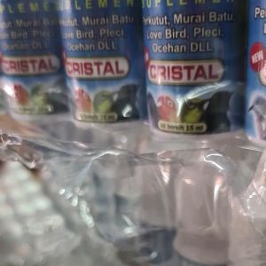 Kristal Vitamin Obat Burung Suara Bening Kencang Asli Ori Cocok Untuk Pleci Lovebird Murai Perkutut