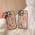 CASE.TIFY Acrylic Alien Phone case for iphone 15 15pro 15promax 14 14pro 14promax 13 13pro 13promax Cute Cartoon Dessert Bear Graffiti phone case 12 12pro 12promax 11 case 2024 New Design HD transparent Phone case for girl ins popular Side lettering. 
