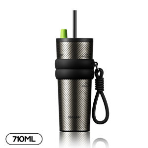 Sidagar 710ml Ceramic Liner Water Bottle BPA-Free 24h Cold Retention Portable & Safe for Daily Use