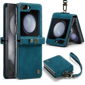 New Phone Case For Samsung Galaxy Z Flip 7 / Z Flip 6 / Z Flip Z Flip 5 / Z Flip 4 Magnetic Leather Wallet High Quality Card Slot Flip Cover Casing