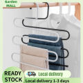 S-SHAPE5 Layer Pants Hanger-Pants Trousers Hanger Multi Clothing Towel Storage Rack Closet Space Saver. 
