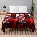Hero Fiennes Tiffin in Red Throw Blanket Kid'S Weighted sofa bed Blankets. 