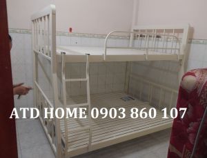 Giường tầng hộp vuông 4x8 lớn 1m6 -1m4 giá rẻ HCM Có nhận giao toàn quốc sơn màu theo yêu cầu
