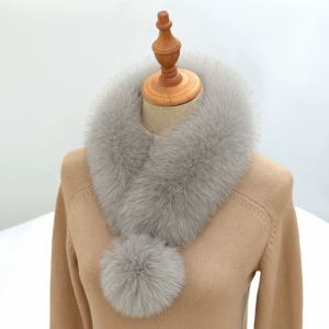 ANANAA Solid Color Winter Scarf Velvet Texture Thickened Neck Scarf Luxury Soft Warm Neck Warp Women