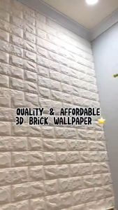 50PCS Bricks wallpaper form DIY adhesive 3D wallpaper sticker for home decor