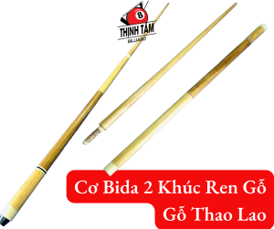 [THỊNH TÂM] Cơ Bida 2 Khúc Gỗ Thao Lao Gậy Bida Líp Cao Cấp [ Cơ Bida Gỗ Thao Lao ]