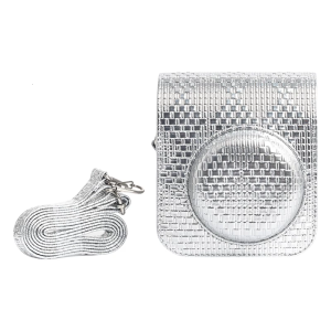 Fashionable Camera Organiser Case Portable Travel Bag Pouch for Small 12 Film Camera with Adjustable Shoulder Belt