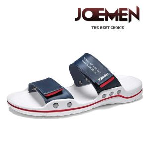 Joemen Sandal Selop Kulit Pria S 16 New Sendal 100% Brand Lokal Anti Slip Keren Cowok Terbaru
