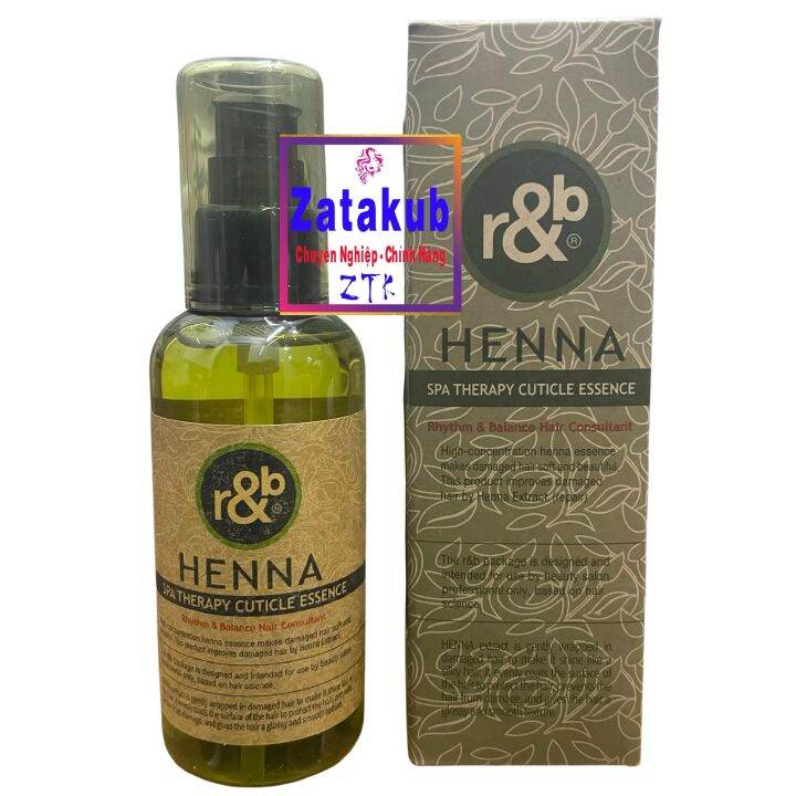 [HCM]Tinh dầu dưỡng tóc thảo dược R&B Henna 100ml