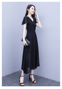 gaun pesta cod/dress pesta wanita korea D7895/dress wanita merah/dress imlek/dress korea/dress import
