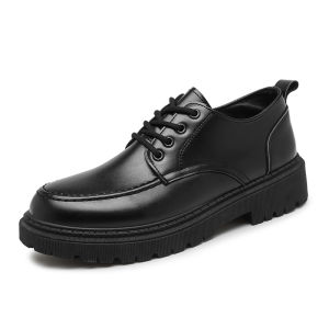 DBPLO SHOES 2026 New Korean for Men Leather Shoes Black Business Shoes