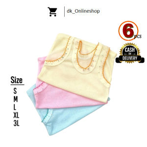 Singlet bayi warna isi 6 pc