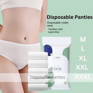 5/10/20PCS Disposable Panties Ladies Pure Cotton Sterile Travel Business Trip Shorts Portable Pregnant Women Postpartum Confinement