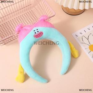 [COD] WEICHENG 2023 New 1PC Cartoon Funny Expression Ugly Cute Colorful Doll Sponge Hair Hoop Headband For Women Girls Hair Accessories
